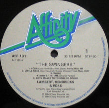 Carica l'immagine nel visualizzatore di Gallery, Lambert, Hendricks & Ross With Zoot Sims : The Swingers! (LP, Album, RE)