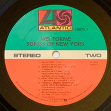 Carica l'immagine nel visualizzatore di Gallery, Mel Tormé : Songs Of New York (LP, RE, RM)