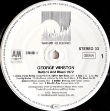 Carica l'immagine nel visualizzatore di Gallery, George Winston : Ballads And Blues 1972 (LP, Album, RE)