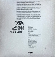 Carica l'immagine nel visualizzatore di Gallery, Maria Carta : Vi Canto Una Storia Assai Vera (LP, Album)