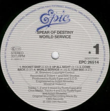 Carica l'immagine nel visualizzatore di Gallery, Spear Of Destiny : World Service (LP, Album)