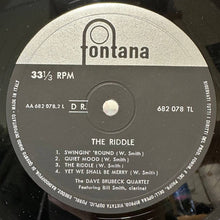 Carica l'immagine nel visualizzatore di Gallery, The Dave Brubeck Quartet Featuring Bill Smith* : The Riddle (LP, Album, Mono)