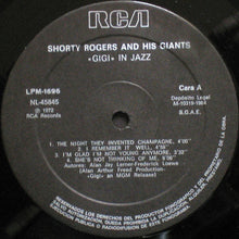 Carica l'immagine nel visualizzatore di Gallery, Shorty Rogers And His Giants : "Gigi" In Jazz (LP, Album, RE)