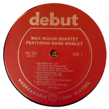 Carica l'immagine nel visualizzatore di Gallery, Max Roach Quartet Featuring Hank Mobley : The Max Roach Quartet Featuring Hank Mobley (LP, Album, Mono, RE)