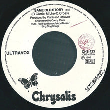 Carica l'immagine nel visualizzatore di Gallery, Ultravox : Same Old Story (7", Single, Promo)