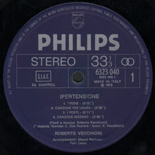 Carica l'immagine nel visualizzatore di Gallery, Roberto Vecchioni : Ipertensione (LP, Album)