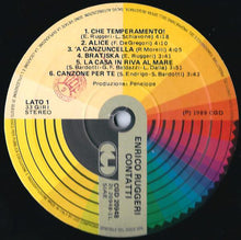 Carica l'immagine nel visualizzatore di Gallery, Enrico Ruggeri : Contatti (LP, Album)