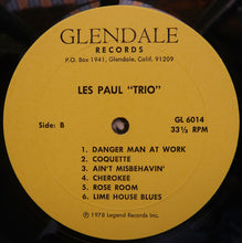 Carica l'immagine nel visualizzatore di Gallery, Les Paul And His Trio : The Les Paul Trio (LP, Album, Comp)