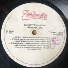 Carica l'immagine nel visualizzatore di Gallery, Renato Zero : Soggetti Smarriti (LP, Album)