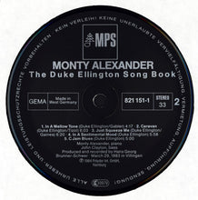 Carica l'immagine nel visualizzatore di Gallery, Monty Alexander : The Duke Ellington Song Book (LP, Album)