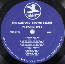 Carica l'immagine nel visualizzatore di Gallery, Clifford Brown Sextet : The Clifford Brown Sextet In Paris (LP, Comp, RE, RM)