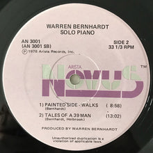 Carica l'immagine nel visualizzatore di Gallery, Warren Bernhardt : Solo Piano (LP, Album)