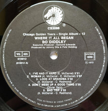 Carica l'immagine nel visualizzatore di Gallery, Bo Diddley : Where It All Began (LP, Album, RE, Bla)