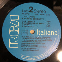 Carica l'immagine nel visualizzatore di Gallery, Riccardo Cocciante : ...E Io Canto (LP, Album, Gat)
