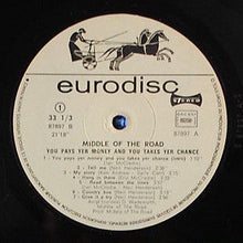 Carica l'immagine nel visualizzatore di Gallery, Middle Of The Road : You Pays Yer Money And You Takes Yer Chance (LP, Album, Gat)