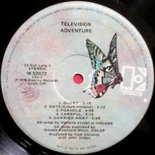 Carica l'immagine nel visualizzatore di Gallery, Television : Adventure (LP, Album)