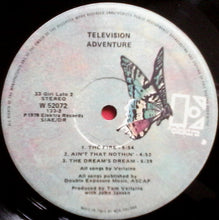 Carica l'immagine nel visualizzatore di Gallery, Television : Adventure (LP, Album)