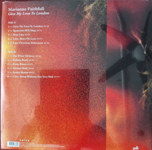 Carica l'immagine nel visualizzatore di Gallery, Marianne Faithfull : Give My Love To London (LP, Album, Ltd, RE, Red)