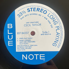 Carica l'immagine nel visualizzatore di Gallery, Cecil Taylor : Unit Structures (LP, Album, RE, 180)