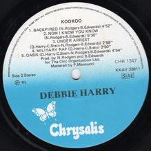 Carica l'immagine nel visualizzatore di Gallery, Deborah Harry : KooKoo (LP, Album)