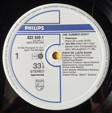 Carica l'immagine nel visualizzatore di Gallery, Paco De Lucia Sextet : Live... One Summer Night (LP, Album)