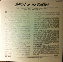 Carica l'immagine nel visualizzatore di Gallery, Charles Mingus : Mingus At The Bohemia (LP, Album, RE, San)