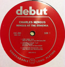 Carica l'immagine nel visualizzatore di Gallery, Charles Mingus : Mingus At The Bohemia (LP, Album, RE, San)