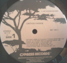 Carica l'immagine nel visualizzatore di Gallery, Various : Critics Choice (LP, Comp)