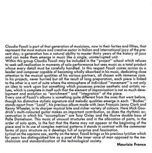 Carica l'immagine nel visualizzatore di Gallery, Claudio Fasoli - Mick Goodrick - Palle Danielsson - Tony Oxley : Bodies (CD, Album)