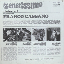 Carica l'immagine nel visualizzatore di Gallery, Franco Cassano : Tenerissimo (LP, Album)