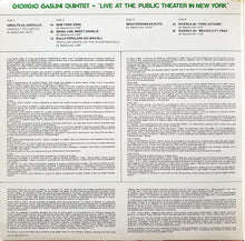 Carica l'immagine nel visualizzatore di Gallery, Giorgio Gaslini Quintet : Live At The Public Theater In New York (2xLP, Album)