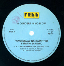 Carica l'immagine nel visualizzatore di Gallery, Vladimir Chekasin, Mario Schiano, Vyacheslav Ganelin, Vladimir Tarasov : A Concert In Moscow (LP, Album)