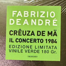 Carica l'immagine nel visualizzatore di Gallery, Fabrizio De André : Crêuza De Mä (Il Concerto 1984) (2xLP, Album, Ltd, RE, Gat)