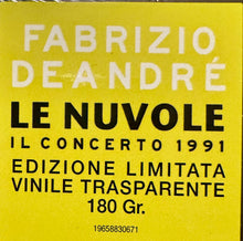 Carica l'immagine nel visualizzatore di Gallery, Fabrizio De André : Le Nuvole (Il Concerto 1991) (2xLP, Album, Ltd, RE, Gat)