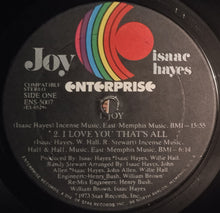 Carica l'immagine nel visualizzatore di Gallery, Isaac Hayes : Joy (LP, Album, Com)