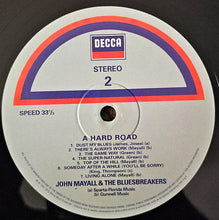 Carica l'immagine nel visualizzatore di Gallery, John Mayall And The Bluesbreakers* : A Hard Road (LP, Album, RE, 180)