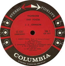 Carica l'immagine nel visualizzatore di Gallery, J.J. Johnson : Trombone And Voices (LP, Album)