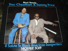 Carica l'immagine nel visualizzatore di Gallery, Doc Cheatham & Sammy Price : Black Beauty (LP)