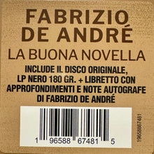 Carica l'immagine nel visualizzatore di Gallery, Fabrizio De André : La Buona Novella (LP, Album, RE, 180)