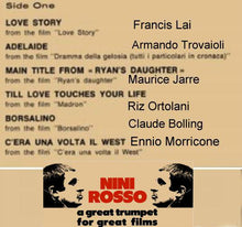 Carica l'immagine nel visualizzatore di Gallery, Nini Rosso : A Great Trumpet For Great Films (LP, Album, Gat)