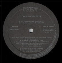 Carica l'immagine nel visualizzatore di Gallery, Shorty Rogers, André Previn : Collaboration (LP, Mono, RE, Gat)