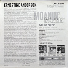Carica l'immagine nel visualizzatore di Gallery, Ernestine Anderson : Moanin' (LP, Album, Mono)