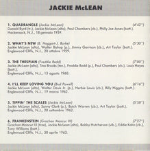 Carica l'immagine nel visualizzatore di Gallery, Jackie McLean : Jackie McLean (CD, Comp)