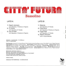 Carica l'immagine nel visualizzatore di Gallery, Bassolino* : Citta' Futura (LP, Album, Mono)