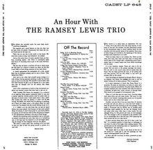 Carica l'immagine nel visualizzatore di Gallery, The Ramsey Lewis Trio : An Hour With The Ramsey Lewis Trio (LP, Album, RE)