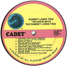 Carica l'immagine nel visualizzatore di Gallery, The Ramsey Lewis Trio : An Hour With The Ramsey Lewis Trio (LP, Album, RE)