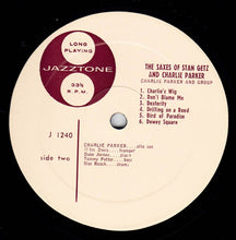 Carica l'immagine nel visualizzatore di Gallery, Stan Getz Quintet / The Charlie Parker Quintet : The Saxes Of Stan Getz And Charlie Parker (LP, Comp, Mono, RM)