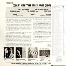 Carica l'immagine nel visualizzatore di Gallery, The Miles Davis Quintet : Cookin' With The Miles Davis Quintet (LP, Album, Mono, RE)