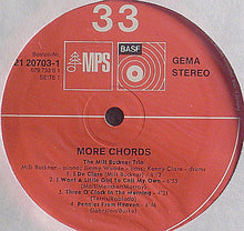 Carica l'immagine nel visualizzatore di Gallery, Milt Buckner : More Chords (LP, Album, RE)