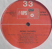 Carica l'immagine nel visualizzatore di Gallery, Milt Buckner : More Chords (LP, Album, RE)